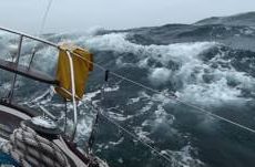 Halverwege de oversteek naar de Azoren Halverwege de oversteek naar de Azoren