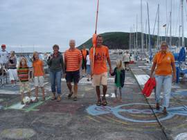 Ook in de Azoren is het oranje !!!